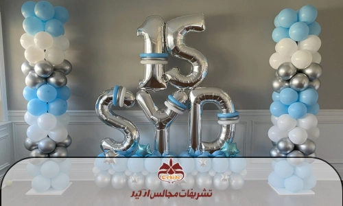 بادکنک آرایی ساده و شیک تولد